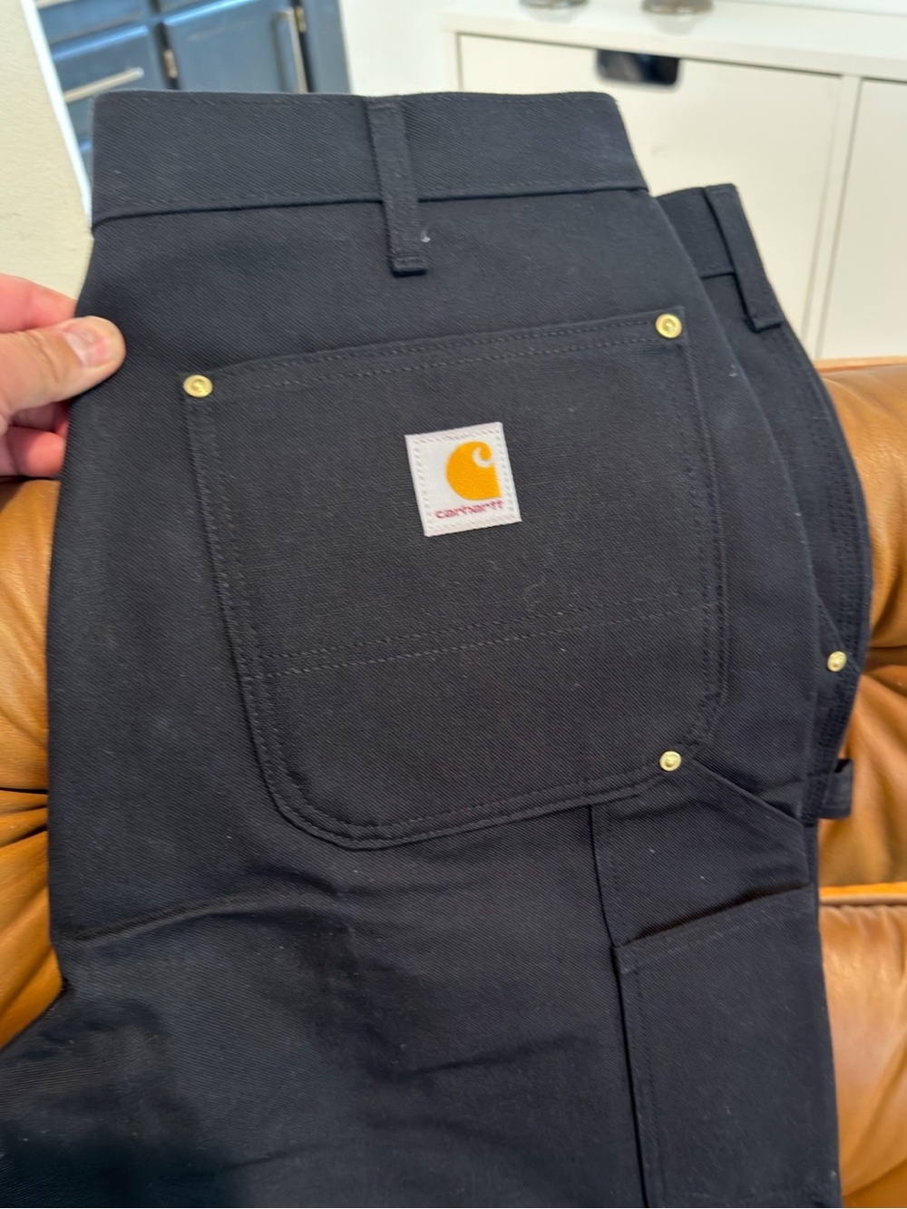 Carhartt Black Duck Canvas Double Knee Work Pants